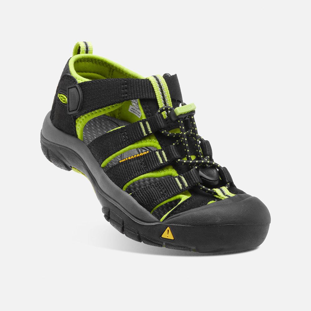 Sandales Keen Enfant Noir/Vert | Newport H2 | GNYMA-5378